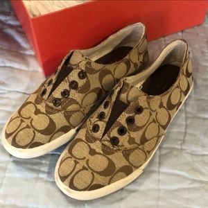 Slip on Coach Sneakers.